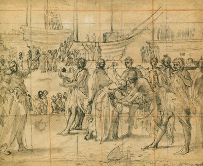 Incontro di Giasone e re Eeta da Annibale Carracci